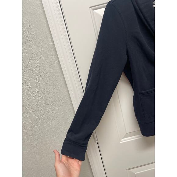 L.L. Bean Women's Button-down cardigan blazer coat black size small - Picture 4 of 7